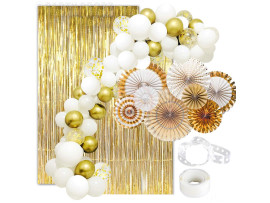 Golden Decorations Combo for Wedding, Birthday, Kids, Wife, Husband, Baby Shower, Bachelorette Or Bride to be